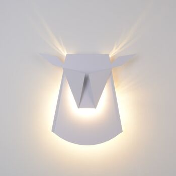 Ledkia Applique Murale LED 6W Métal Reno Blanc Blanc Chaud 2800K - 3200K 2