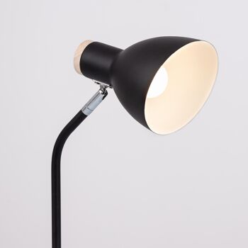 Ledkia Lampe de Bureau Flexo Métal Luxo Noir 7