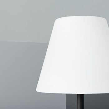 Lampe de table d'extérieur solaire LED en aluminium Ledkia Larso Blanc neutre 3800K - 4200K 5