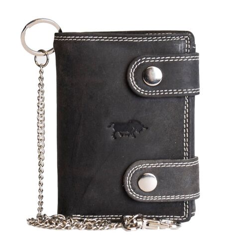 Women's Wallet Or Men's Wallet Leather With Chain