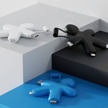 🔌 Câble Multi-connecteurs USB Buddy Bleu 🔌 2