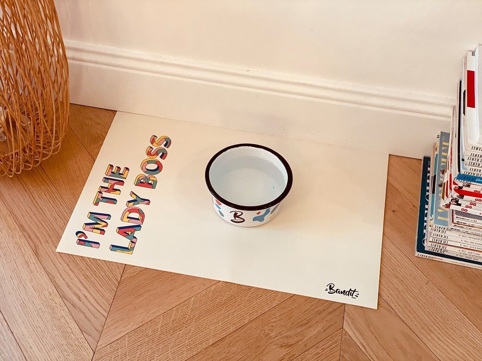 Tappetino da ciotola SONO LA SIGNORA BOSS