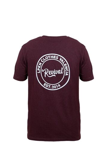 T-shirt Revival bordeaux 2