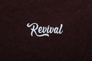 T-shirt Revival bordeaux 3