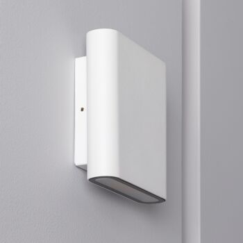 Ledkia Applique Extérieure LED 12W Aluminium Double Face Eclairage Vesta Blanc Blanc Chaud 2800K - 3200K 2