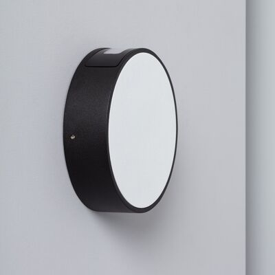 Ledkia Aplique de Pared Exterior LED 6W Aluminio Crono Blanco Blanco Cálido 2800K - 3200K