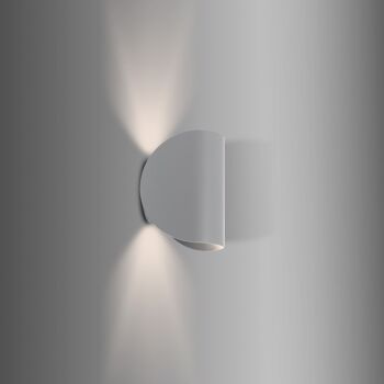 Ledkia Applique LED 6w Aluminium Double Face Éclairage Gaia Gris Blanc Chaud 2800K - 3200K 9