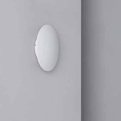 Ledkia 6W Aluminum LED Wall Light Iris White Warm White 2700K
