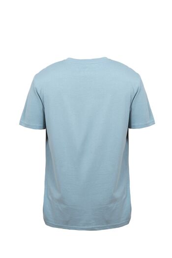 T-shirt bleu clair pélican brodé 2
