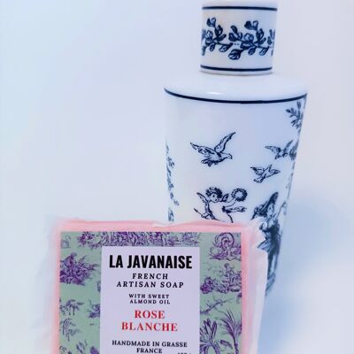 Savon artisanal Rose blanche