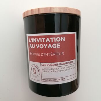 Bougie Artisanale - Invitation au voyage 2