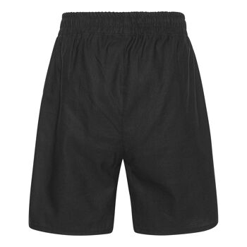 Short en Lin Noir 2