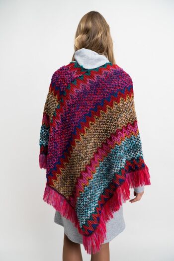 PONCHO femme - WIVEN ROSE 3