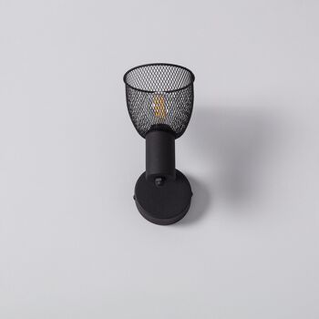 Ledkia Lampe Orientable Aluminium 1 Grille Focus Noir 2