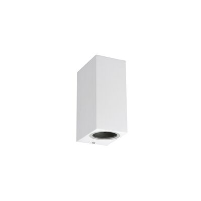 Ledkia [#] Pack Lampada da parete in alluminio Illuminazione bifacciale Miseno Bianco (2 un) Bianco