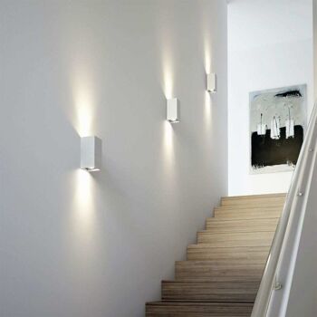 Ledkia [#] Pack Applique Aluminium Double Face Lighting Miseno Blanc (2 un) Blanc 3