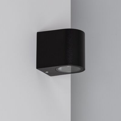 Ledkia Aluminum Outdoor Wall Lamp Gala Black