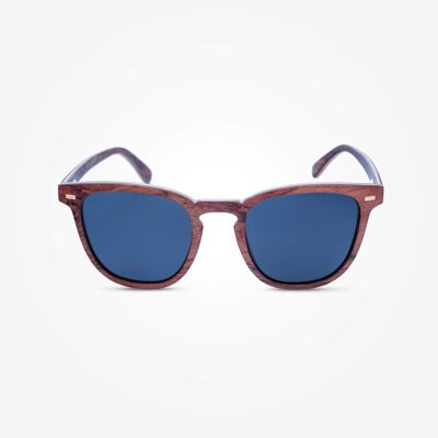 Lunettes de Soleil en Bois - Clubmaster Black