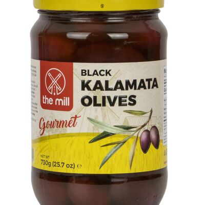 The Mill Gourmet Black Kalamata Olives 730g jar