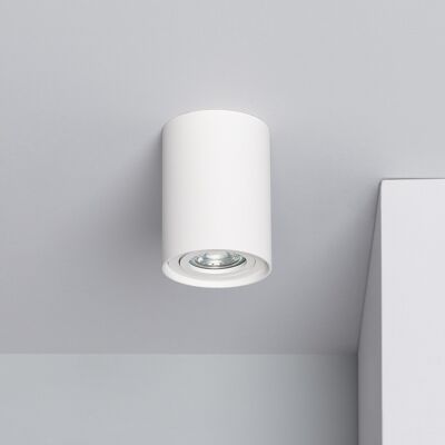 Ledkia Plafonnier Aluminium Quartz Blanc Blanc