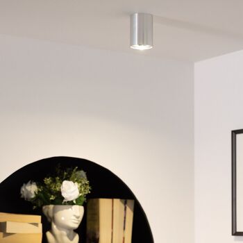 Ledkia Plafonnier Aluminium Quartz Argent Argenté 7