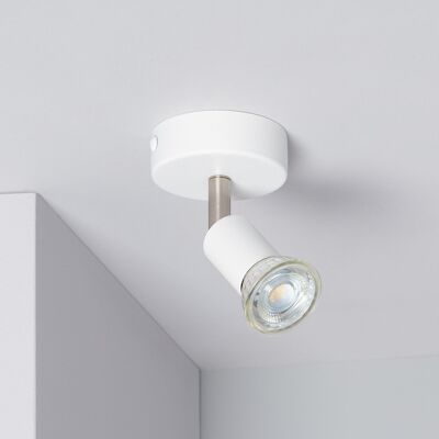 Ledkia Aplique Orientable Aluminio 1 Foco Oasis Blanco Blanco