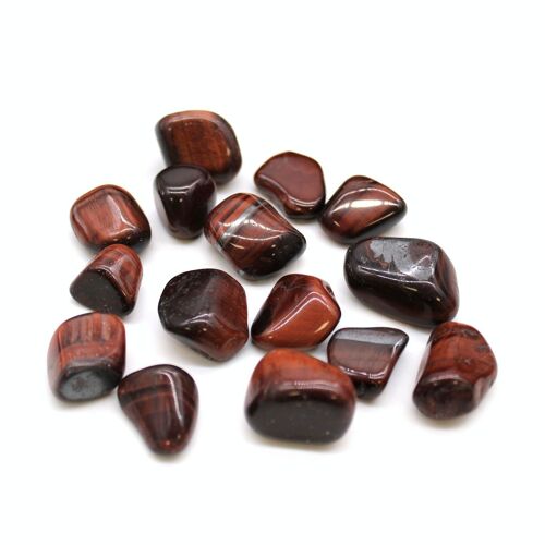 TBm-70 - Pack of 24 Tumble Stones - Red Tiger Eye - Sold in 24x unit/s per outer