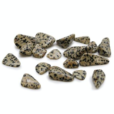 TbmM-03 - M Tumble Stone - Dalmatian Stone - Sold in 24x unit/s per outer