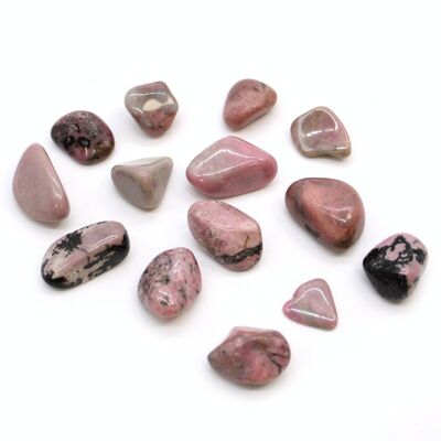 TbmM-27 - M Tumble Stone - Rhodonite - Vendu en 24x unité/s par extérieur