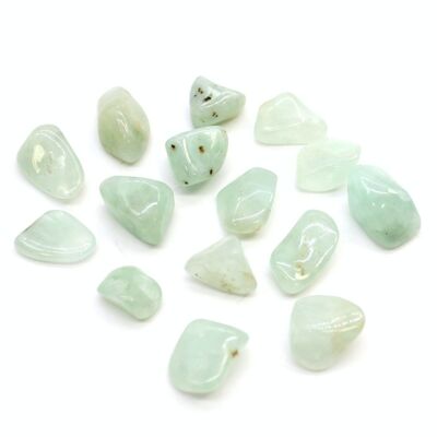 TbmM-53 - M Tumble Stone - Prehnite - Vendu en 24x unité/s par extérieur