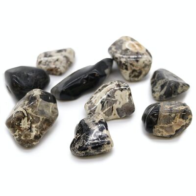 TBXL-07 - XL Tumble Stones - Jasper - Silverleaf - Sold in 18x unit/s per outer