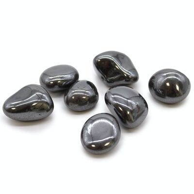 TBXL-21 - XL Tumble Stones - Hematite - Sold in 18x unit/s per outer