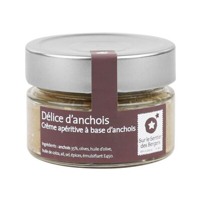 Délice d'anchovies 90g - Anchovy-based appetizer cream