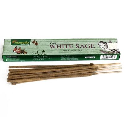 Vedic-03 - Vedic -Incense Sticks - White Sage - Vendido en 12x unidad/es por exterior