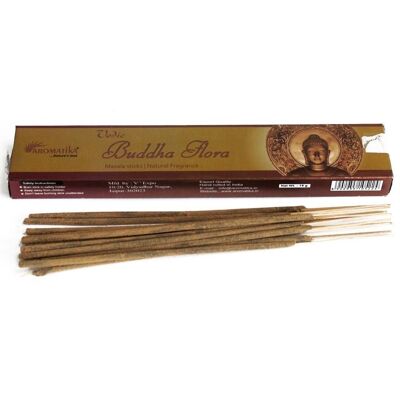 Vedic-09 - Vedic -Incense Sticks - Buddha Flora - Vendido en 12x unidad/es por exterior