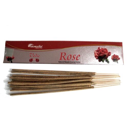 Vedic-11 - Vedic -Incense Sticks - Rose - Sold in 12x unit/s per outer