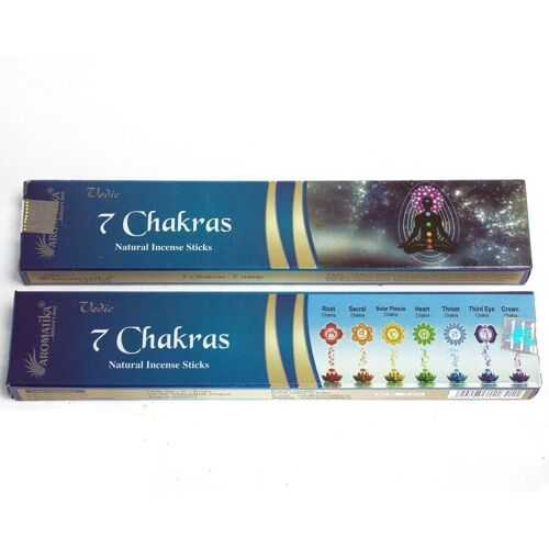 Vedic-13 - Vedic - Incense Sticks - 7 Chakras - Sold in 12x unit/s per outer