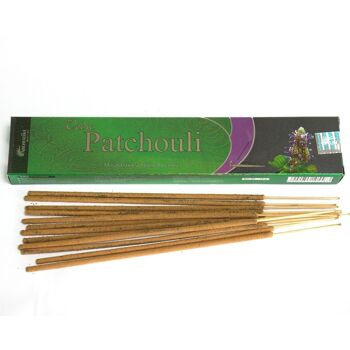 vedic-14c - Vedic - Bâtons d'encens - Patchouli (Carton complet - 25 boîtes de 12) - Vendu en 300x unité/s par extérieur 2