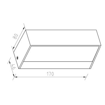 Ledkia Applique Extérieure LED 9W Éclairage Double Face Galeo Blanc Neutre 4000K 2