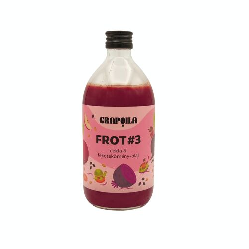 Grapoila FROT#3 - Beetroot & Black Cumin Seed Oil 500ml