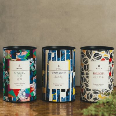 MOYA 3 BLATTTEES SET (SENCHA + GENMAICHA + HOJICHA)