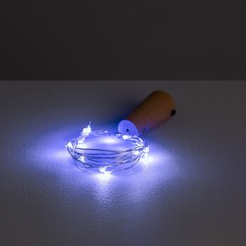 Ledkia Guirlande Fil LED pour Bouteille Bleue 4