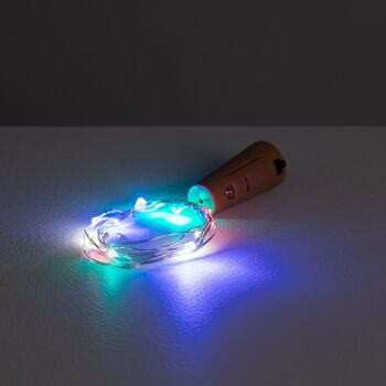 Ledkia Guirlande Fil LED pour Bouteille RGB 5