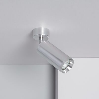Ledkia Spotlight Aluminum Lampholder for GU10 Bulbs Quartz Silver