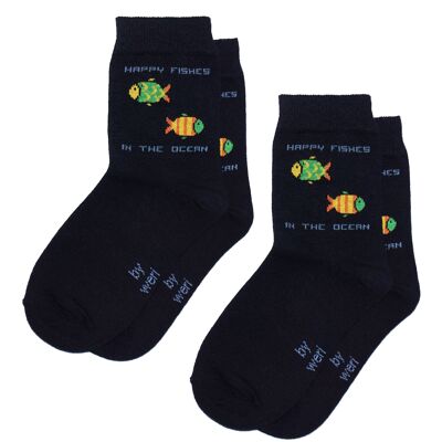 Calzini per bambini confezione da 2 >>Happy Fish<<