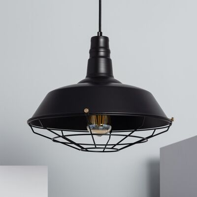 Ledkia Lámpara Colgante Metal Jagger Negro