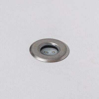 Ledkia Spot Encastrable Au Sol Extérieur LED Mini Blanc Chaud 2800K - 3200K