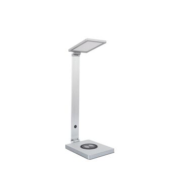 Ledkia Dimmable 8W Lampe de Bureau LED Flexo avec Chargeur Sans Fil Qi Smartphone Liberty Aluminium 1