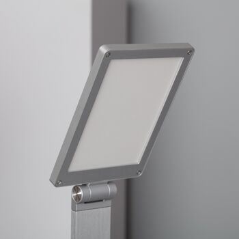 Ledkia Dimmable 8W Lampe de Bureau LED Flexo avec Chargeur Sans Fil Qi Smartphone Liberty Aluminium 5