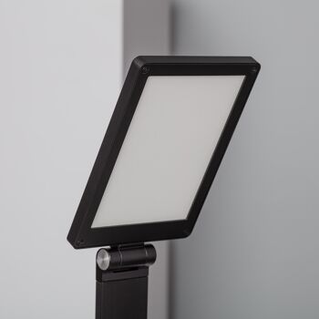 Ledkia Dimmable 8W Lampe de Bureau Flexo LED avec Chargeur Sans Fil Qi Smartphone Liberty Noir 5